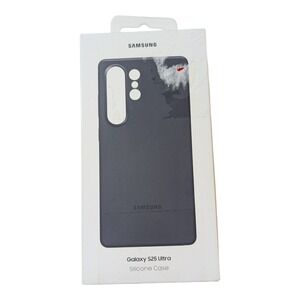 P8-O GENUINE Samsung Silicone‎ Cover Case Galaxy S25 Ultra - Black